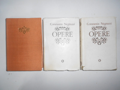 Constantin Negruzzi - Opere 3 volume, seria completa (1974-1986, ed. cartonata) foto