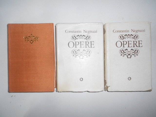 Constantin Negruzzi - Opere 3 volume, seria completa (1974-1986, ed. cartonata)