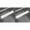 Gossi rigola liniara de dus 2 buc. 630x140 mm, otel inoxidabil, bule