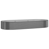 Cumpara ieftin Strat inaltat gradina 249x100x36 cm otel galvanizat