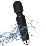 Vibrator femei Masaj Magic Wand 20 Moduri Vibratii+8 Intensitati de Viteza NEGRU