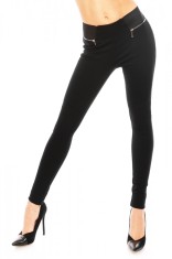 B393-1 Pantaloni cu croi mulat si elastic lat in talie