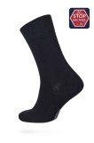 Șosete bumbac antibacteriene, DiWaRi Classic 000, Negru, 29 (44-45)
