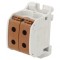 Conector Șine 50mm2 1P 4B Maro TS35