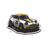 Abtibild &quot; MASINA DE CURSE &quot; Cod: TAG 081/T3 Automotive TrustedCars