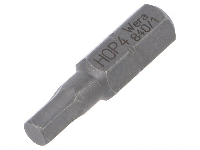 Capăt șurubelniță HEX 4mm 25mm