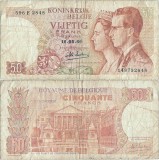 1966 (16 Mai), 50 Francs (P-139a.2) - Belgia