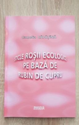 Sticle roșii ecologice pe bază de rubin de cupru - Camelia Căpăț&amp;icirc;nă foto