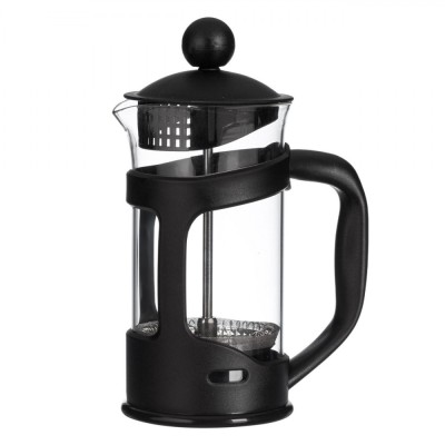 Infuzor Cafea, Filtru Incorporat, Capacitate 0,35 L, Sticlă Termorezistentă, Negru foto