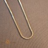 Lantisor tip sarpe placat cu aur de 14 Karate - 50 cm