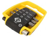 Kit capete de șurubelniță Torx 25mm 1/4
