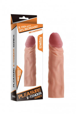 Prelungitor Pleasure X-Tender Penis Sleeve Flesh 1 foto