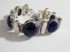 Bratara argint cu lapis lazuli si sidef #2169