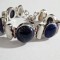 Bratara argint cu lapis lazuli si sidef #2169