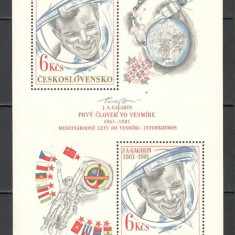 Cehoslovacia.1981 Cosmonautia:20 ani primul om in cosmos-Bl. XC.546