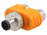 Adaptor T M12 Tată-Mamă CANopen