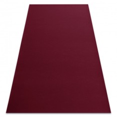 Covor anti-alunecare RUMBA 1375 o singură culoare cireș, 200x600 cm