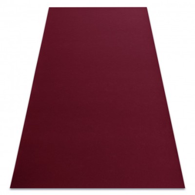 Covor anti-alunecare RUMBA 1375 o singură culoare cireș, 130x200 cm foto