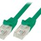 Patch cord U/UTP Cat6 Verde 0.25m