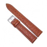 Cumpara ieftin Curea de ceas Campagnolo - Piele Naturala - Culoare Maro-Deschis - 18mm - WZ3722