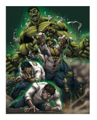 Sticker decorativ, Hulk, Verde, 76 cm, 8692ST foto