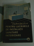 L. Dumitrescu &ndash; Indrumator pentru lucrarile de instalatii sanitare interioare, 1972, Tehnica