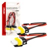 Set 2 mufe ceramice drepte, soclu HB3, 9005, rezistente termic, Amio
