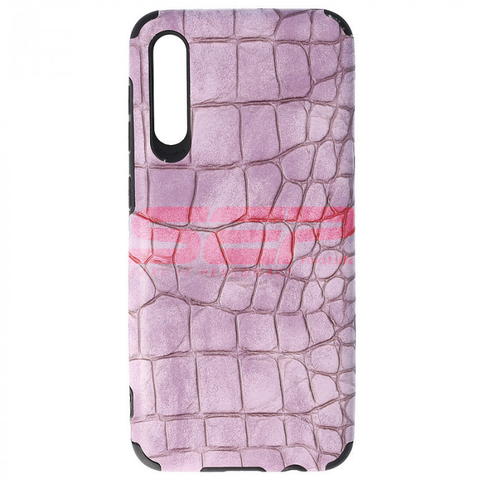 Toc TPU Leather Crocodile Samsung Galaxy A50 Lavender