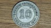 Straits Settlements - moneda de colectie argint - 10 cents 1900 - Regina Victoria tanara - impecabila !, Asia