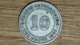 Cumpara ieftin Straits Settlements - moneda de colectie argint - 10 cents 1900 - Regina Victoria tanara - impecabila !, Asia