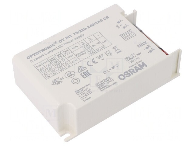 Alimentator LED 77W 27-57V 1.2-1.65A 198-264V