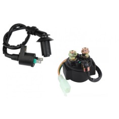Bobina Inductie + Releu Pornire ATV 70cc 90cc