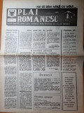 Ziarul plai romanesc 2 iunie 1993-ziar din regiunea cernauti
