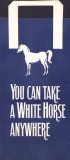 HST Pungă veche reclamă whisky White Horse