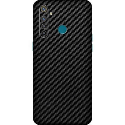 Set Folii Skin Acoperire 360 Compatibile cu Realme 5 - ApcGsm Wraps Carbon Black foto