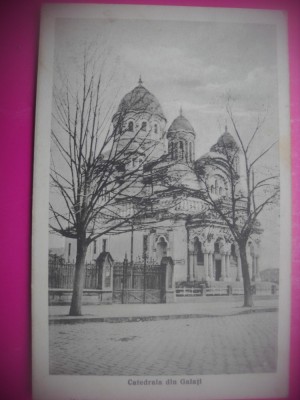 HOPCT 502 M CATEDRALA IN ANUL 1924 GALATI -CIRCULATA foto