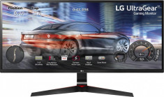 Monitor Gaming LED LG 34&amp;quot;, IPS, UltraWide, UWHD 2K, 1ms, HDMI, DP, USB-C, Negru foto