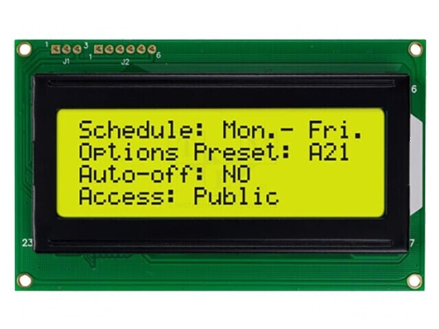 Afişaj LCD alfanumeric 20x2 gri