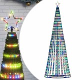 Cumpara ieftin Pom de Craciun LED 475 LED-uri colorate 247 cm