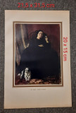 Litografie Dama in Negru-Theodor Aman 1930