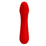 PRETTY LOVE - CETUS RECHARGEABLE VIBRATOR RED, PRETTY LOVE SMART
