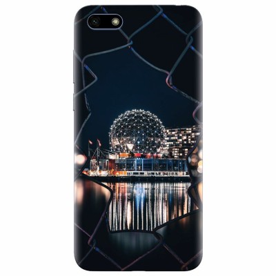 Husa silicon pentru Huawei Y5 Prime 2018, Abstract Architectural Design foto