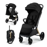 Carucior Sport Kinderkraft LOOM, 0-22 kg, Ink Black, 9 kg, Cadru Aluminiu, Pliabil Compact