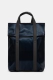 Rains rucsac 12780 2 Way Tote Backpack Mini culoarea bleumarin, mare, uni, 12780
