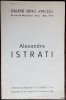 PLIANT EXPO: ALEXANDRE ISTRATI - GALERIE BENO D&#039;INCELLI / PARIS (oct.-nov. 1964)