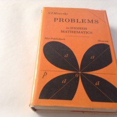 PROBLEMS IN HIGHER MATHEMATICS V P MINORSKY ,RF16/1