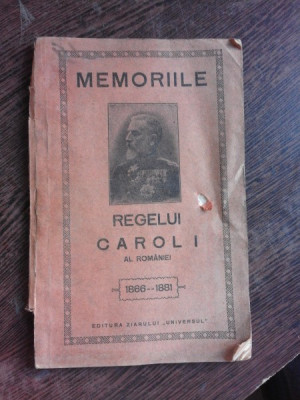 MEMORIILE REGELUI CAROL I AL ROMANIEI VOLUMUL VII foto