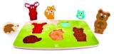 HAPE PUZLLE TACTIL - ANIMALELE DIN PADURE