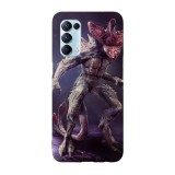 Husa compatibila cu Oppo A55, Viceversa, model Demogorgon Stranger things, Silicon, TPU, Transparent, Carcasa