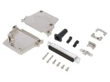 Conector D-Sub 37 pini tată &icirc;n unghi 45&deg; lipire pe cablu gold flash